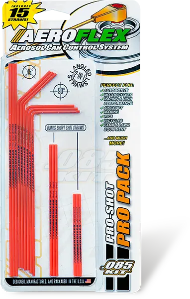 Aeroflex .085 ProPack Kit For small diameter aerosol straws